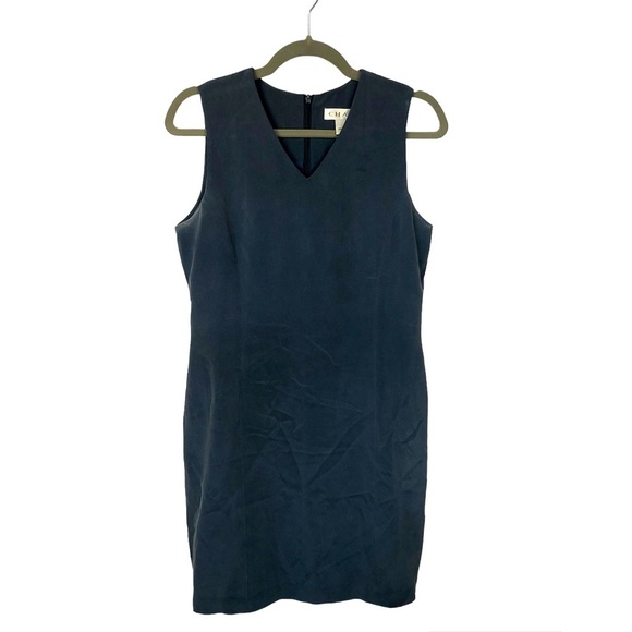 Chaus Dresses & Skirts - Chaus Dress Silk Sheath Classic V Neck Lined Business Career